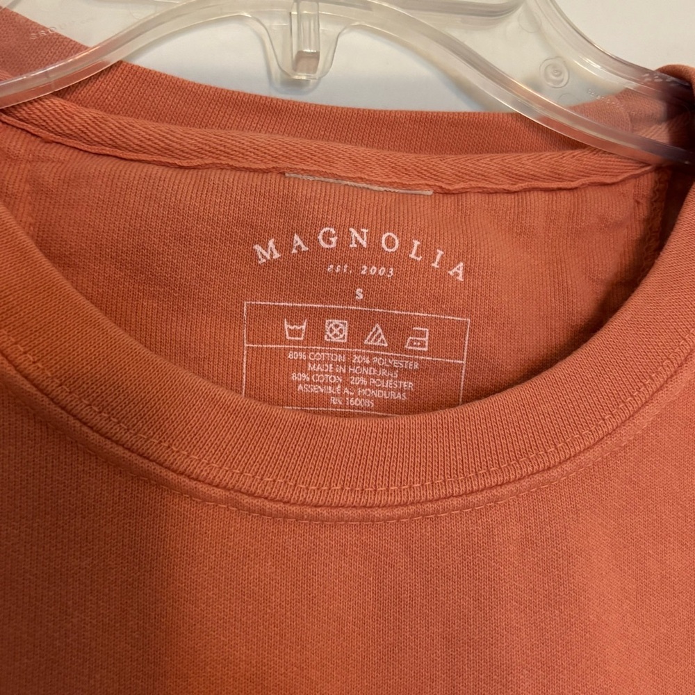 Magnolia Orange Soft Fleece Sweatshirt - Picture 2 of 6